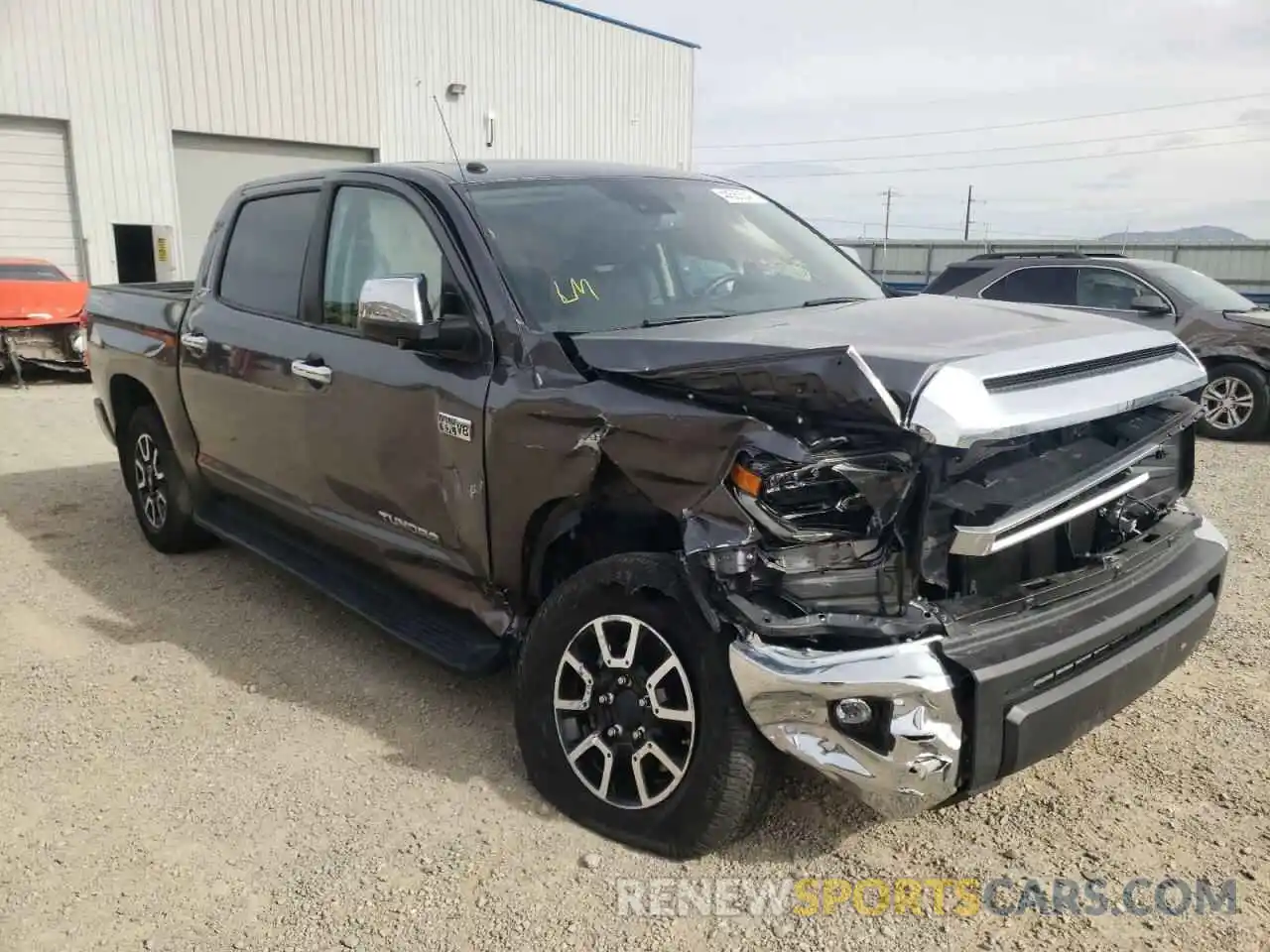 1 Photograph of a damaged car 5TFHY5F17KX818876 TOYOTA TUNDRA 2019