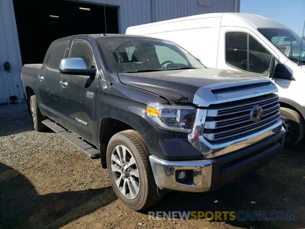 1 Photograph of a damaged car 5TFHY5F17KX825892 TOYOTA TUNDRA 2019