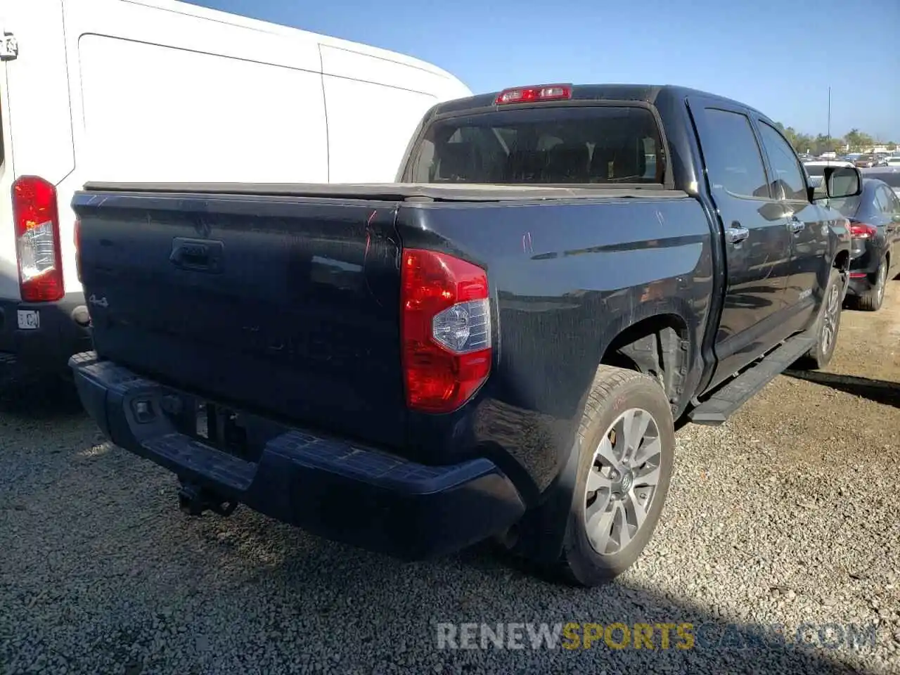 4 Photograph of a damaged car 5TFHY5F17KX825892 TOYOTA TUNDRA 2019