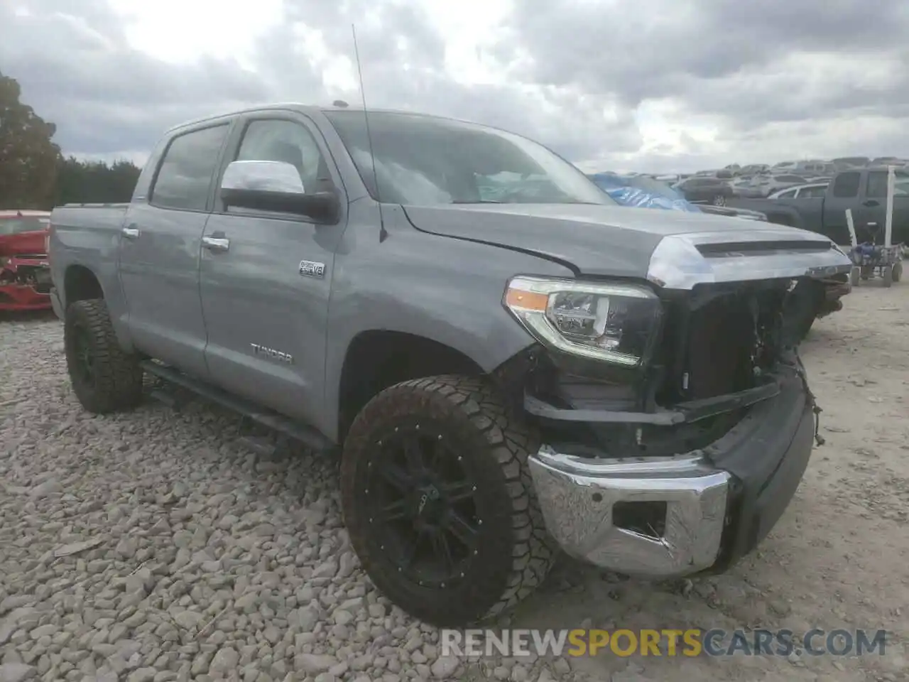 1 Photograph of a damaged car 5TFHY5F17KX832776 TOYOTA TUNDRA 2019