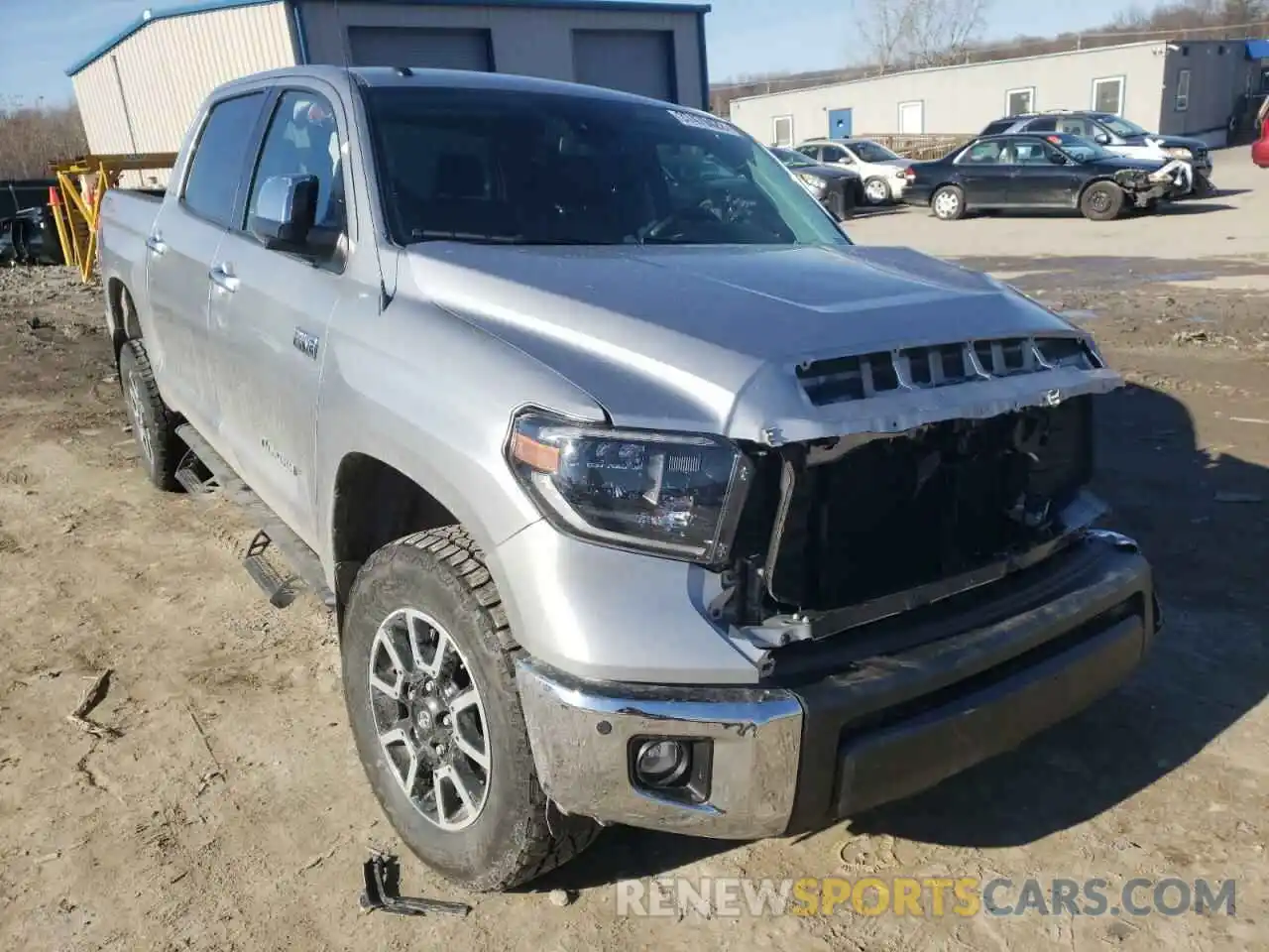 1 Photograph of a damaged car 5TFHY5F17KX856558 TOYOTA TUNDRA 2019