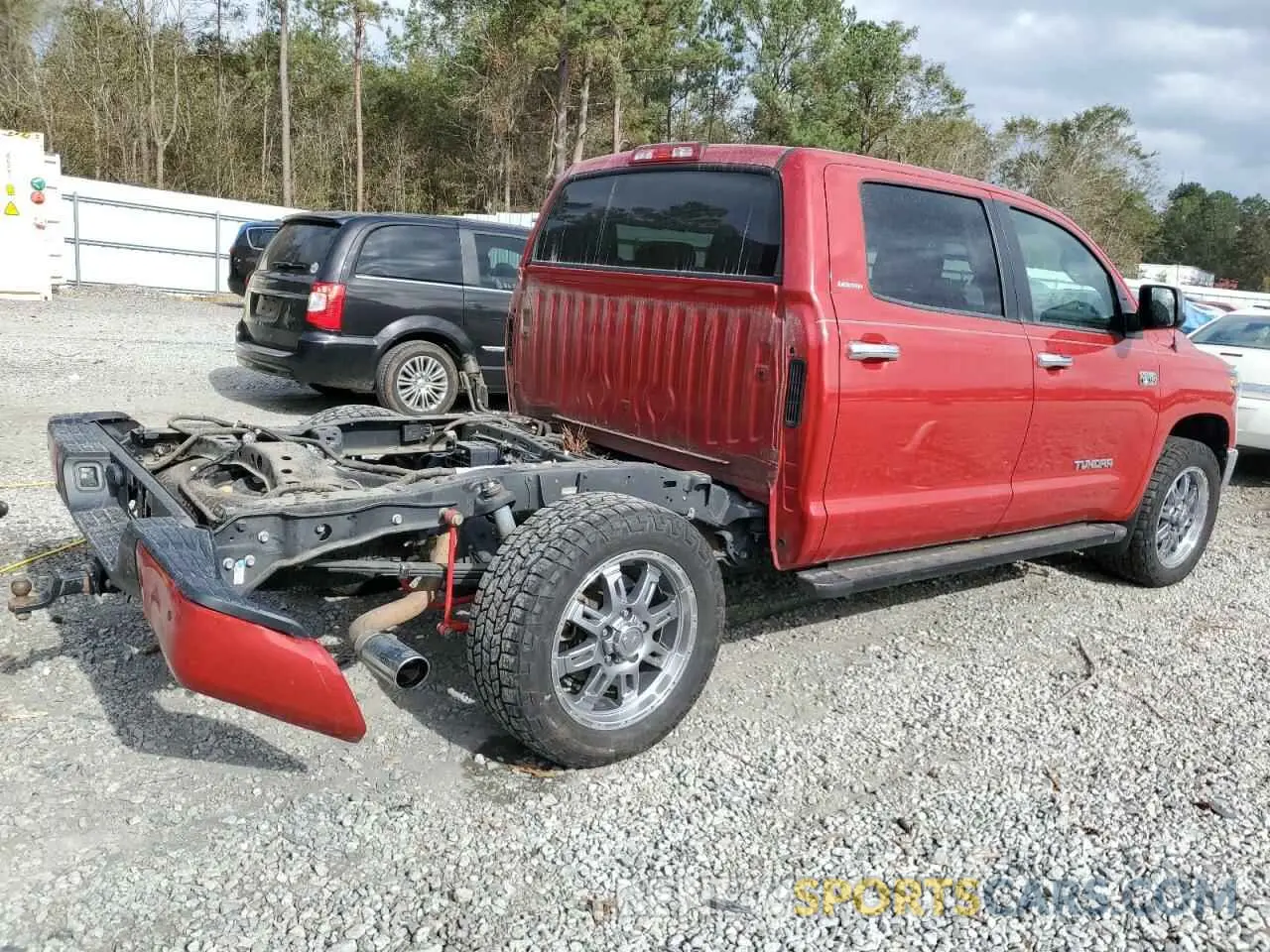 3 Photograph of a damaged car 5TFHY5F18KX791462 TOYOTA TUNDRA 2019