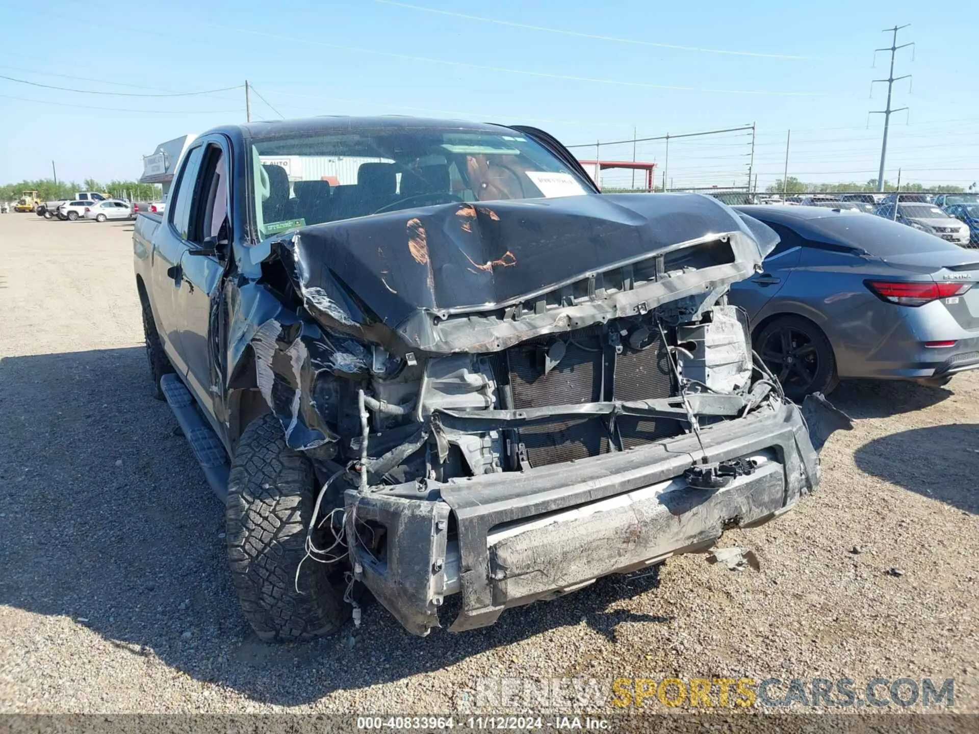 1 Photograph of a damaged car 5TFRM5F10KX143467 TOYOTA TUNDRA 2019