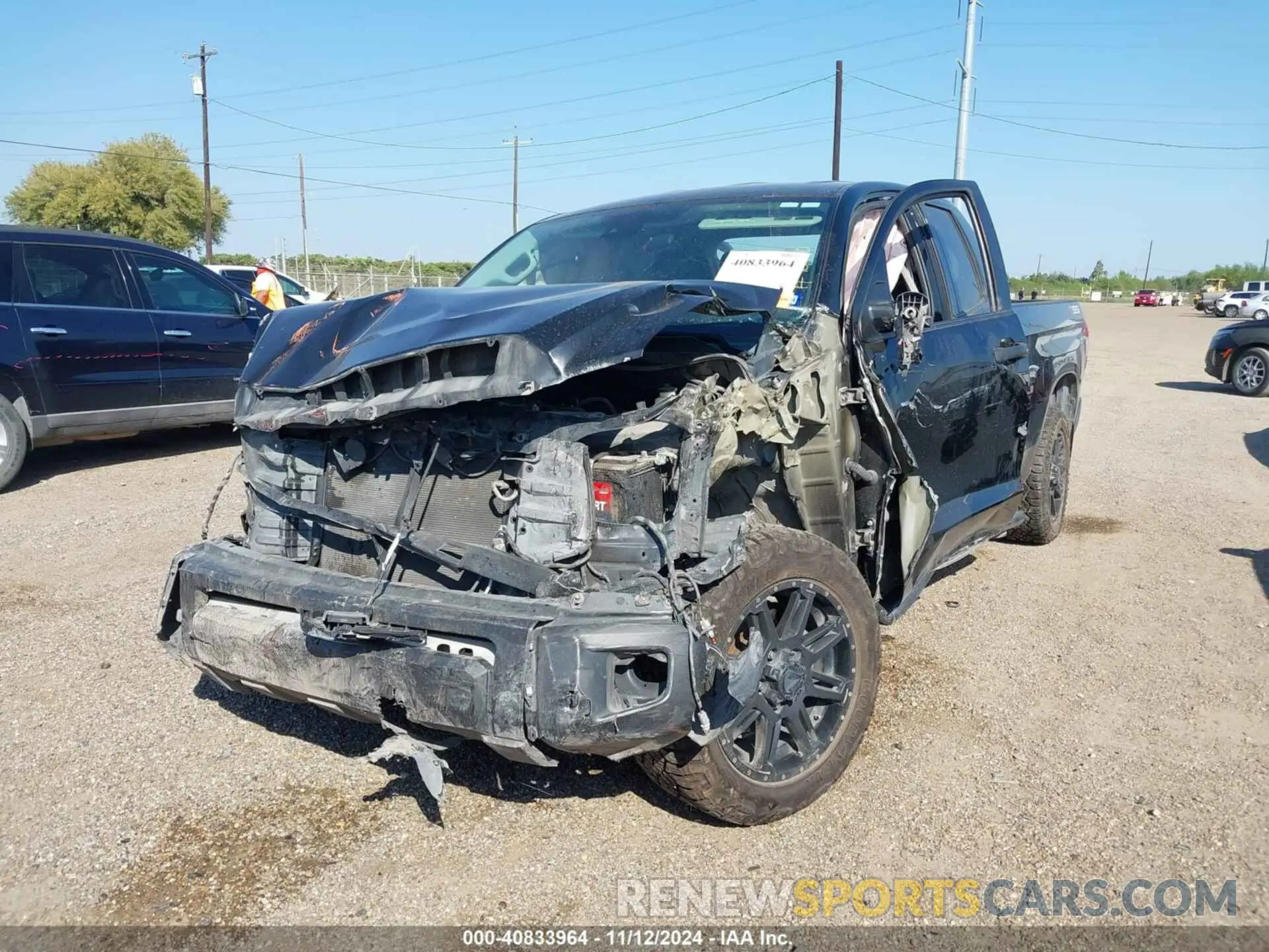 2 Photograph of a damaged car 5TFRM5F10KX143467 TOYOTA TUNDRA 2019