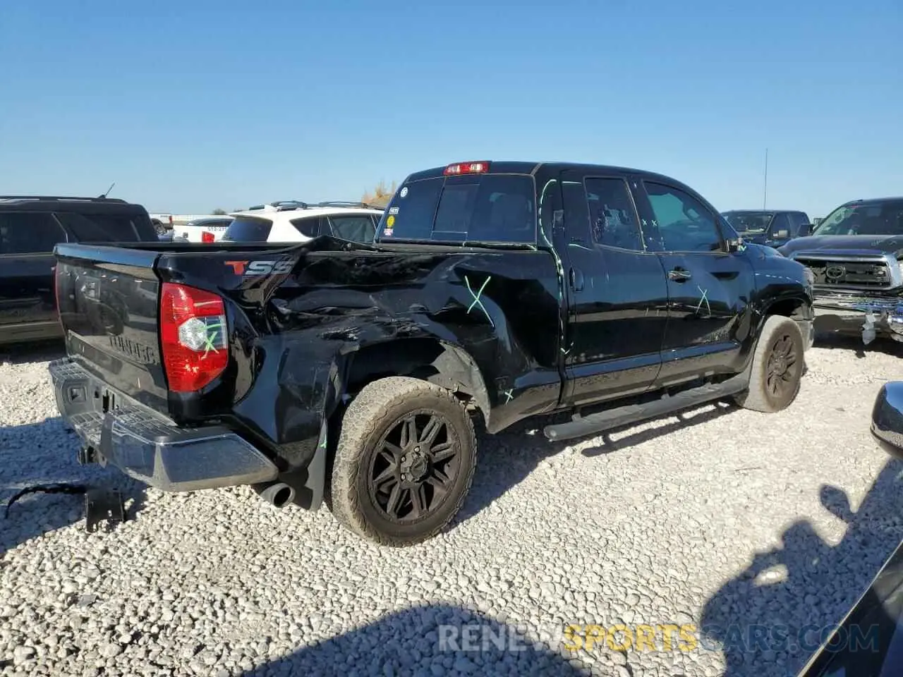 3 Photograph of a damaged car 5TFRM5F11KX136995 TOYOTA TUNDRA 2019
