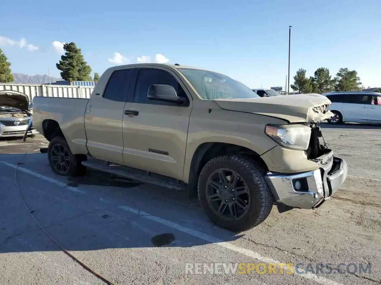 4 Photograph of a damaged car 5TFRM5F13KX139025 TOYOTA TUNDRA 2019