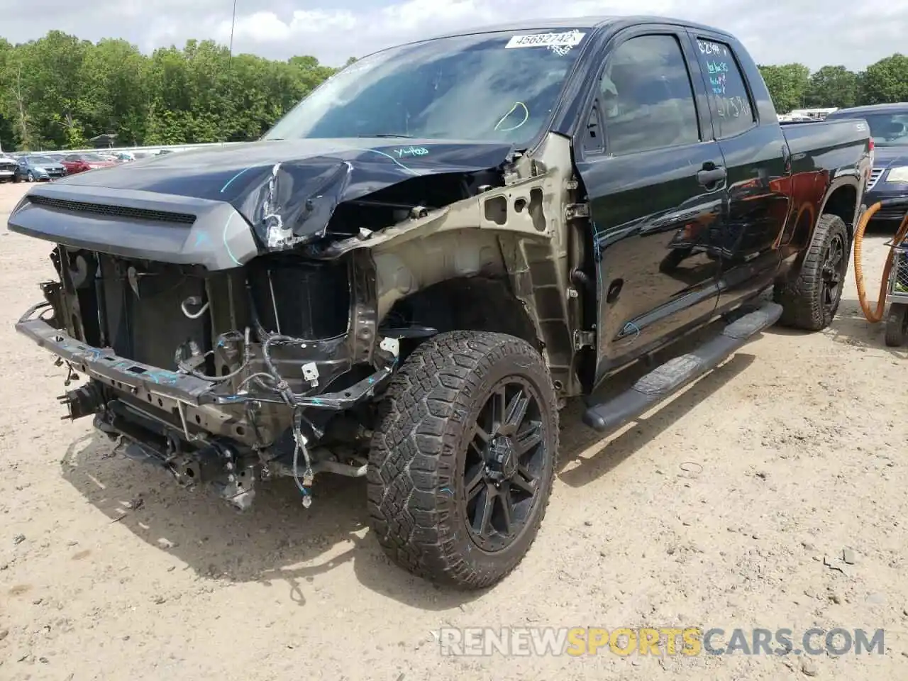 2 Photograph of a damaged car 5TFRM5F13KX139509 TOYOTA TUNDRA 2019