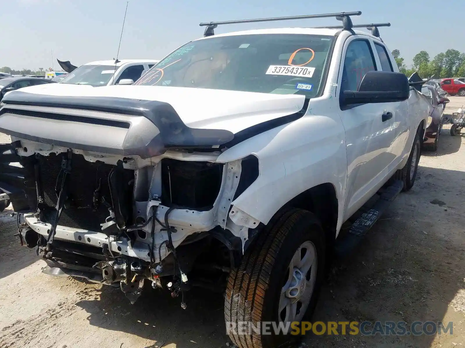 2 Photograph of a damaged car 5TFRM5F18KX135973 TOYOTA TUNDRA 2019