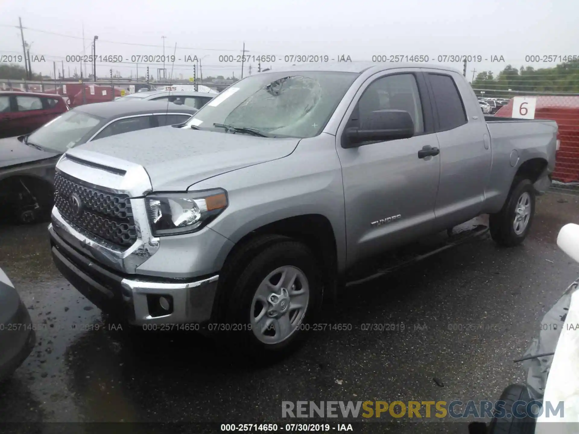 2 Photograph of a damaged car 5TFRM5F18KX142745 TOYOTA TUNDRA 2019