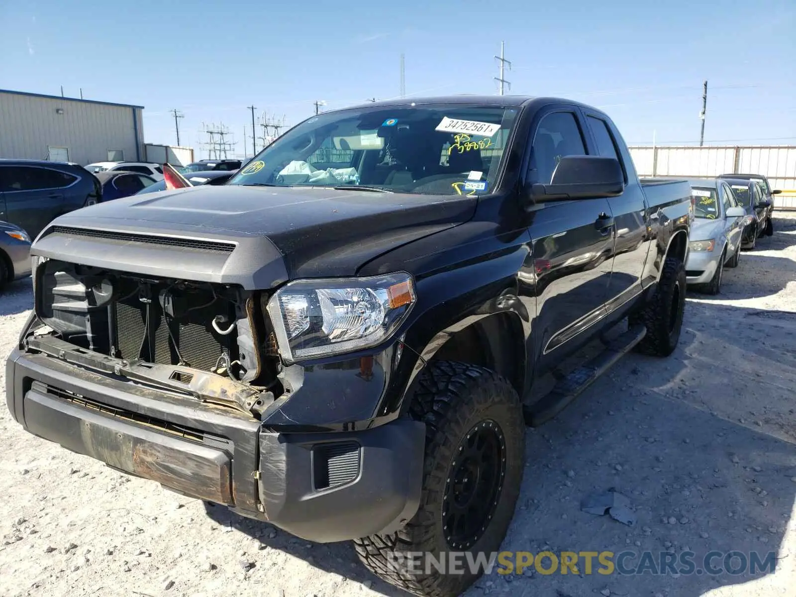2 Photograph of a damaged car 5TFRM5F19KX138882 TOYOTA TUNDRA 2019
