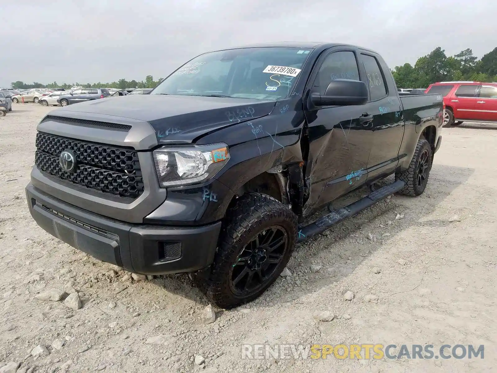 2 Photograph of a damaged car 5TFRM5F19KX144391 TOYOTA TUNDRA 2019