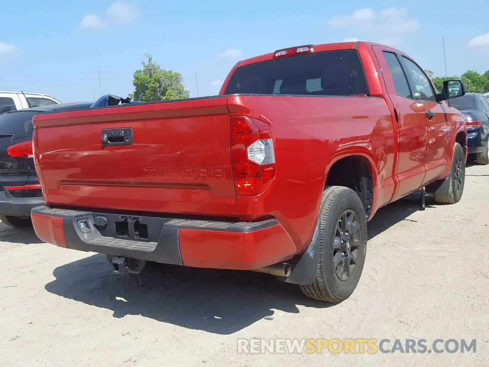 4 Photograph of a damaged car 5TFRY5F10KX244500 TOYOTA TUNDRA 2019