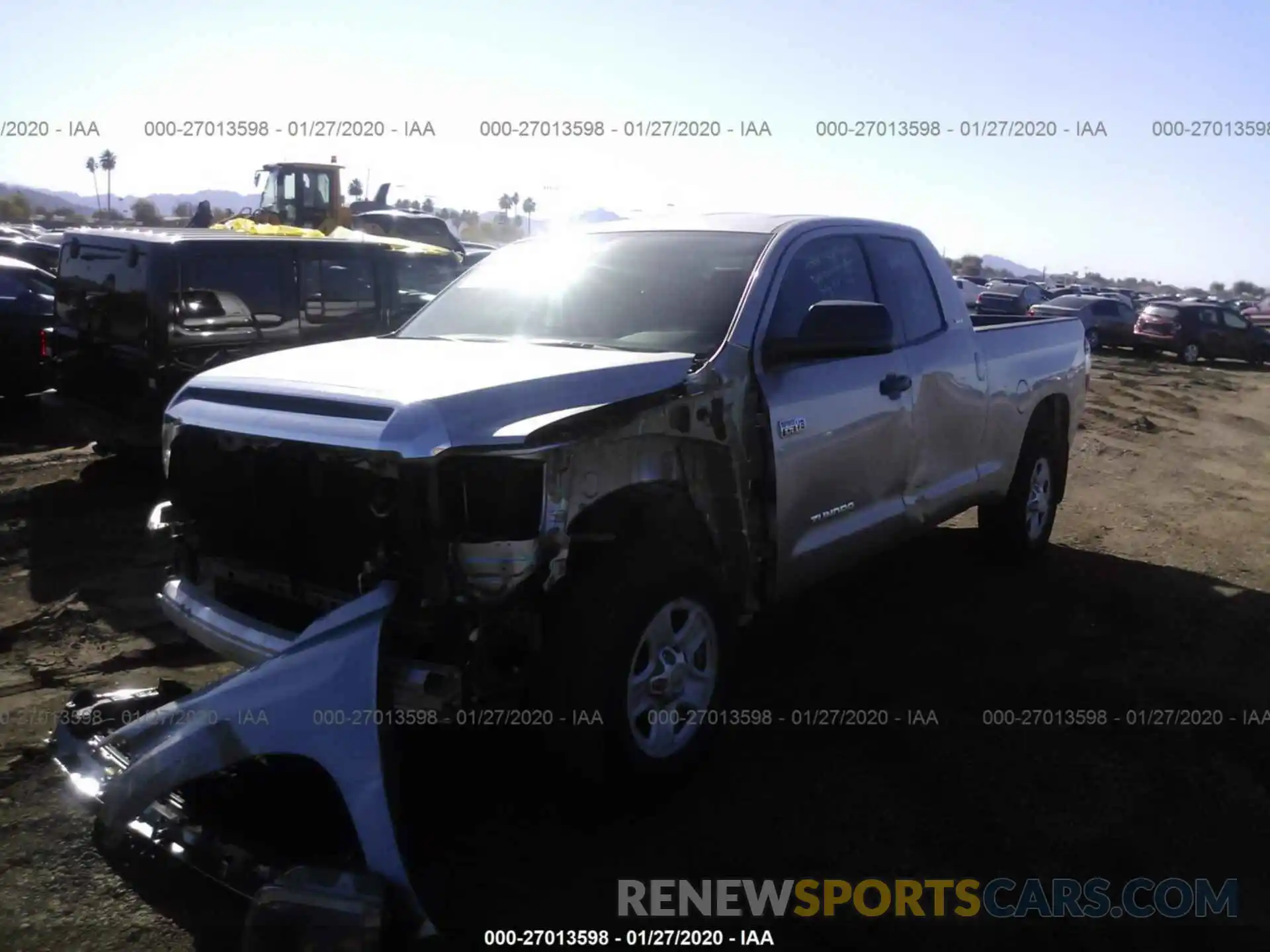 2 Photograph of a damaged car 5TFRY5F11KX245302 TOYOTA TUNDRA 2019