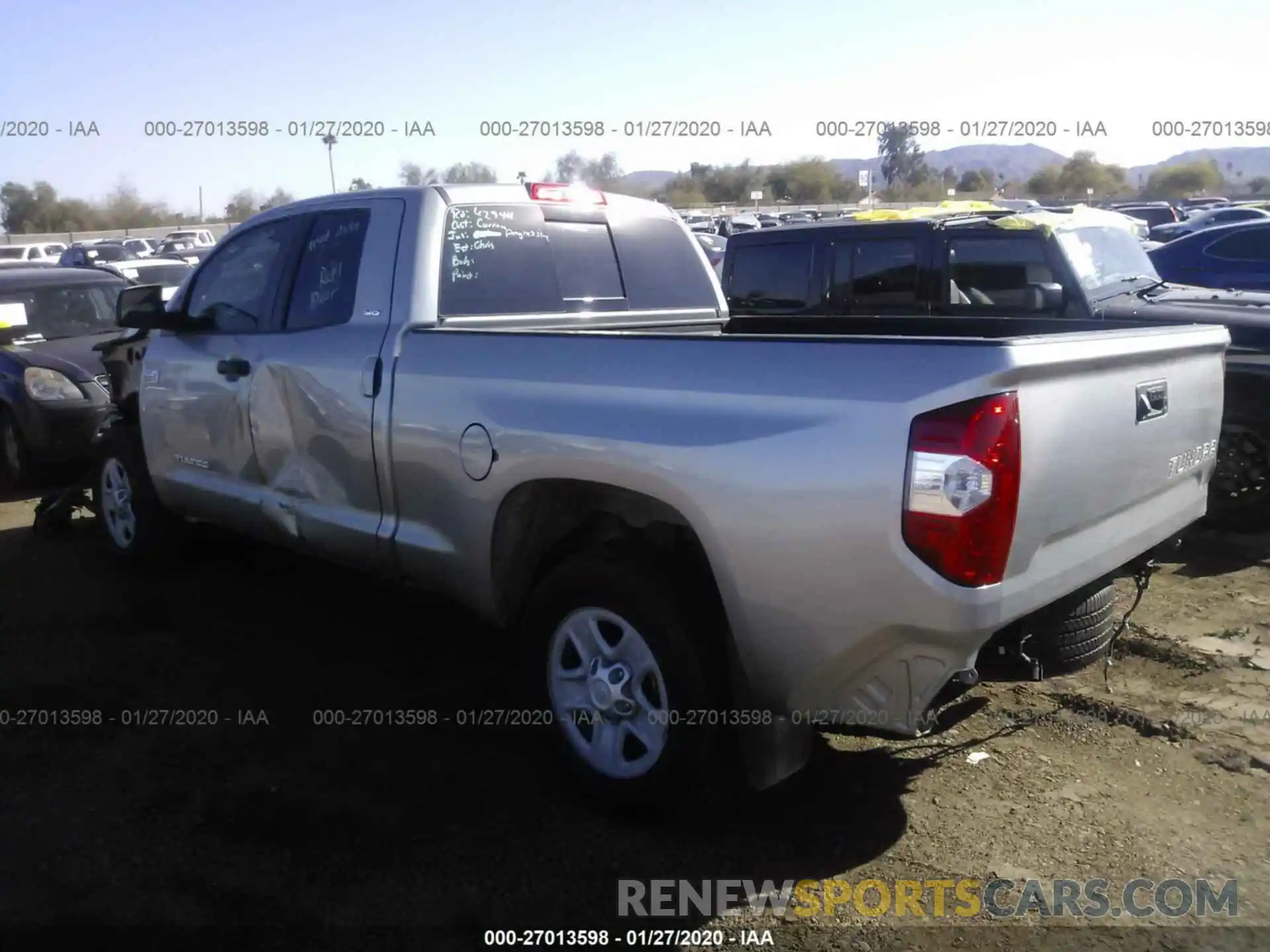 3 Photograph of a damaged car 5TFRY5F11KX245302 TOYOTA TUNDRA 2019