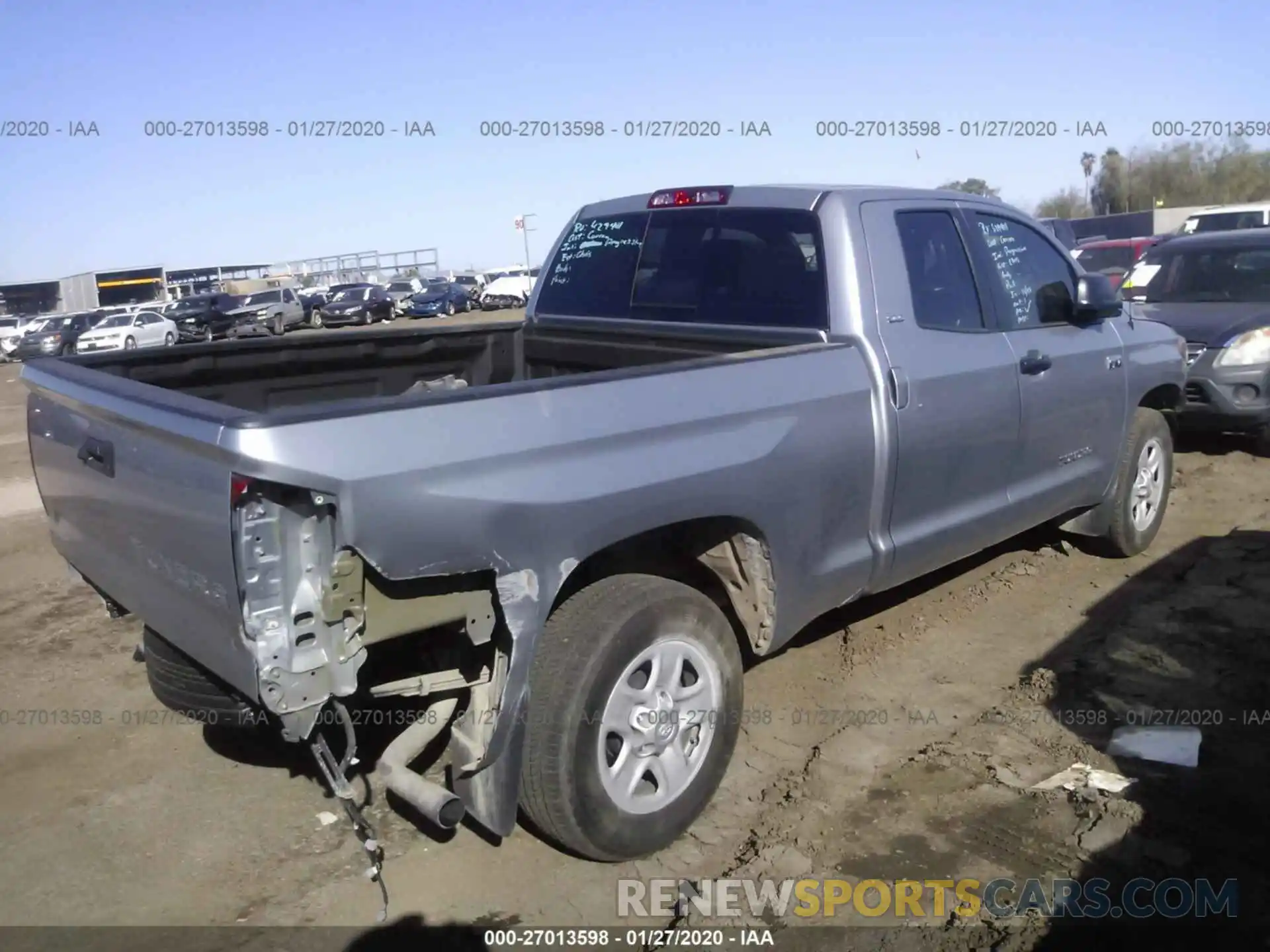 4 Photograph of a damaged car 5TFRY5F11KX245302 TOYOTA TUNDRA 2019