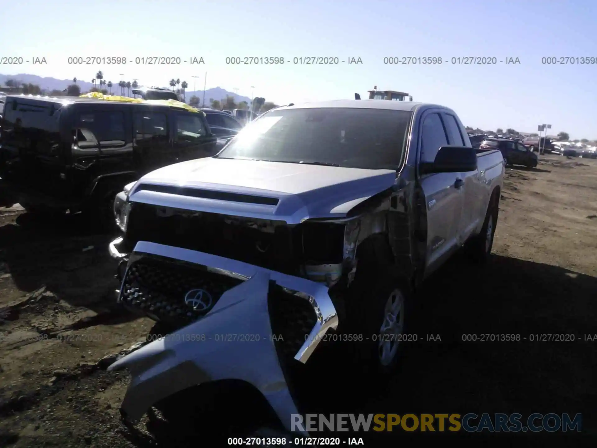 6 Photograph of a damaged car 5TFRY5F11KX245302 TOYOTA TUNDRA 2019