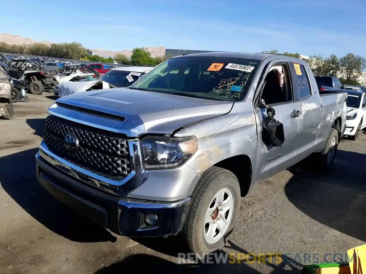 2 Photograph of a damaged car 5TFRY5F12KX251660 TOYOTA TUNDRA 2019