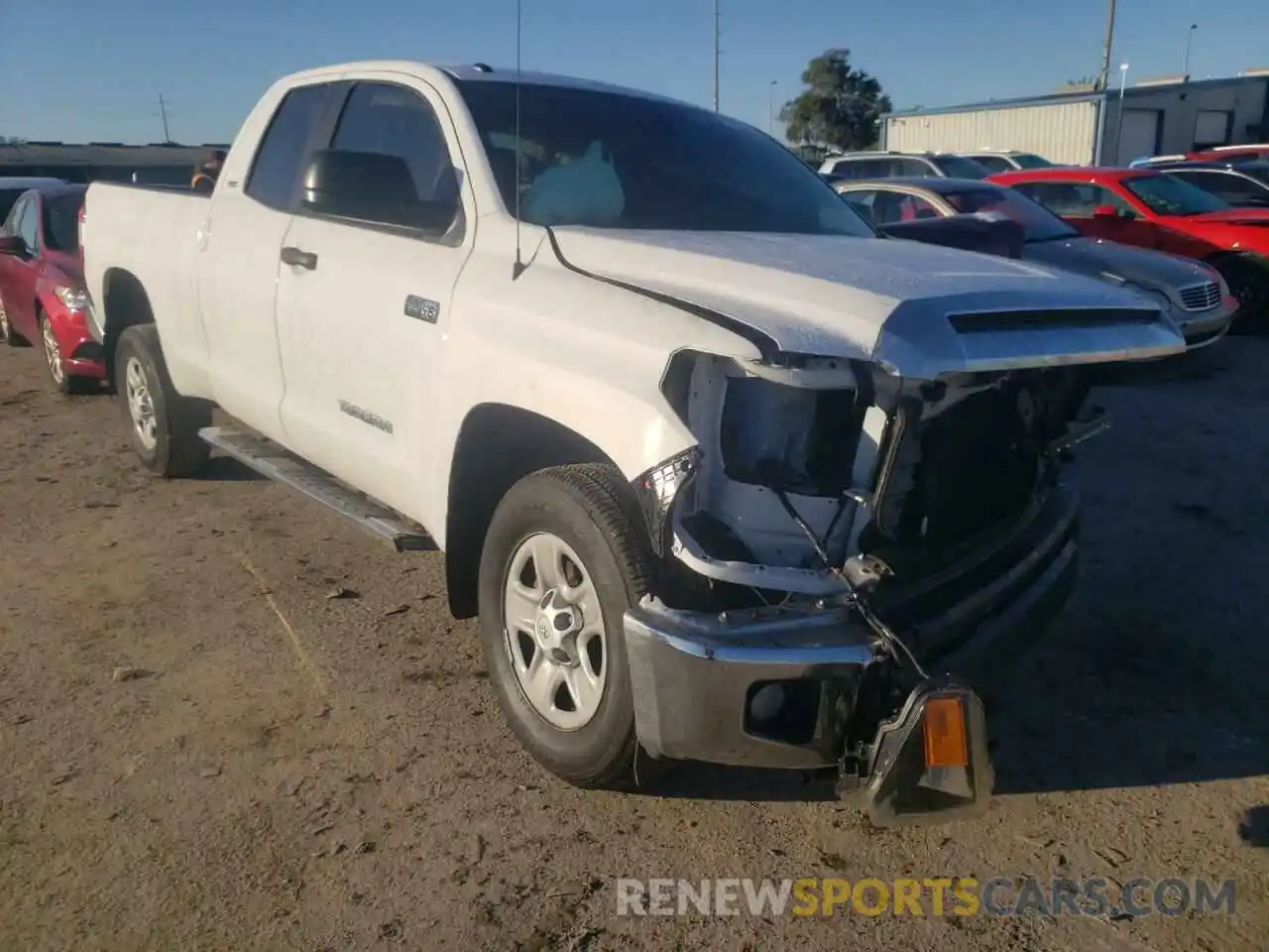 1 Photograph of a damaged car 5TFRY5F14KX248159 TOYOTA TUNDRA 2019