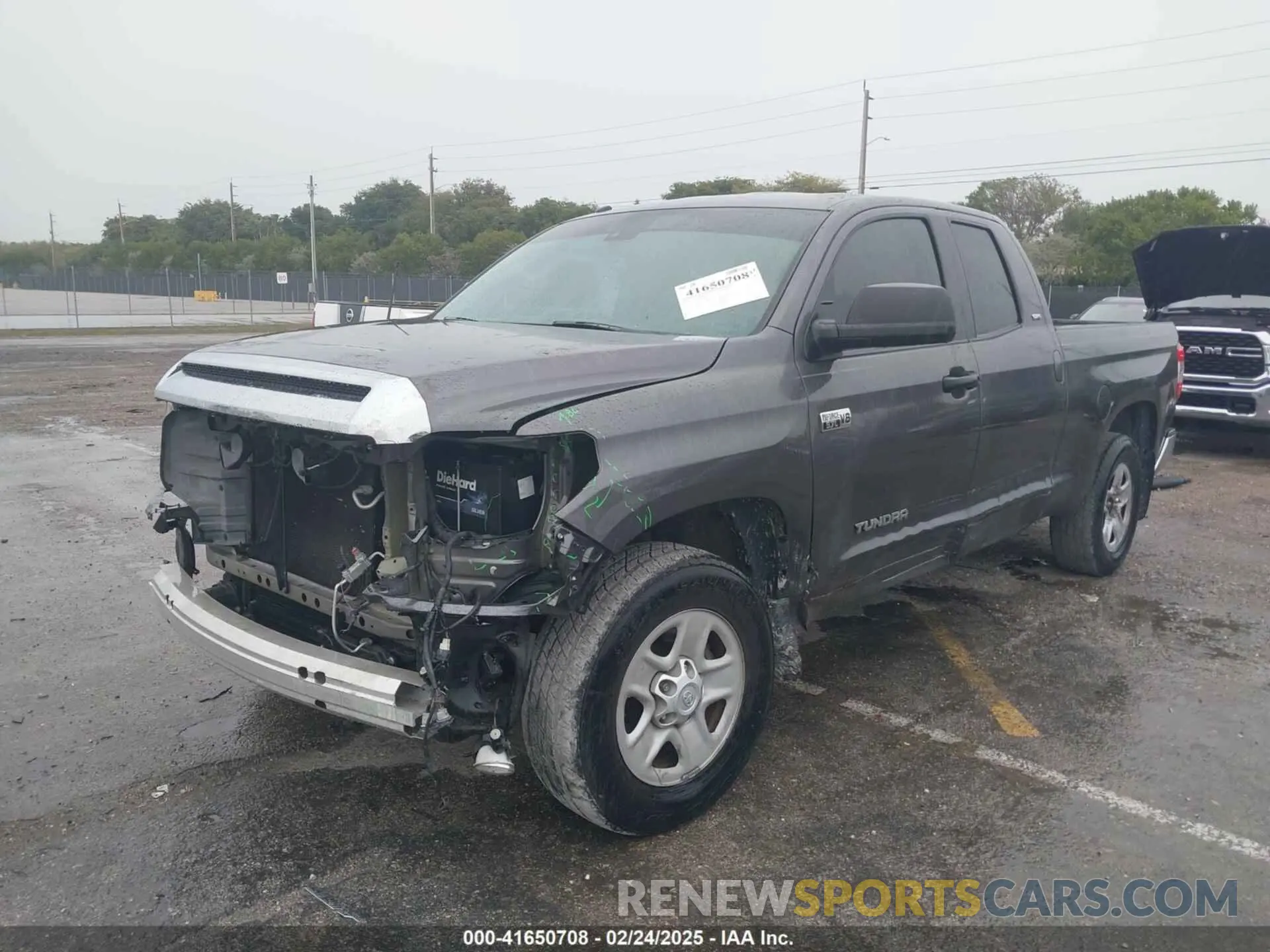 2 Photograph of a damaged car 5TFRY5F16KX246087 TOYOTA TUNDRA 2019