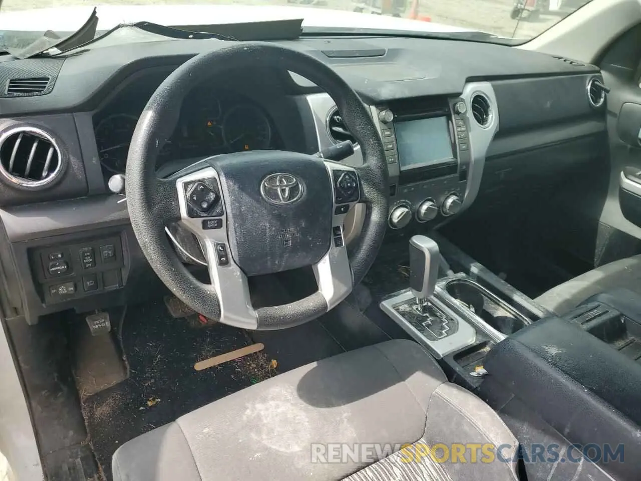 8 Photograph of a damaged car 5TFRY5F1XKX254001 TOYOTA TUNDRA 2019