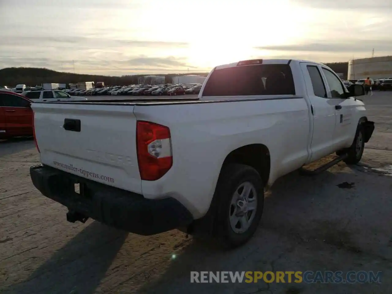 4 Photograph of a damaged car 5TFTY5F17KX010697 TOYOTA TUNDRA 2019