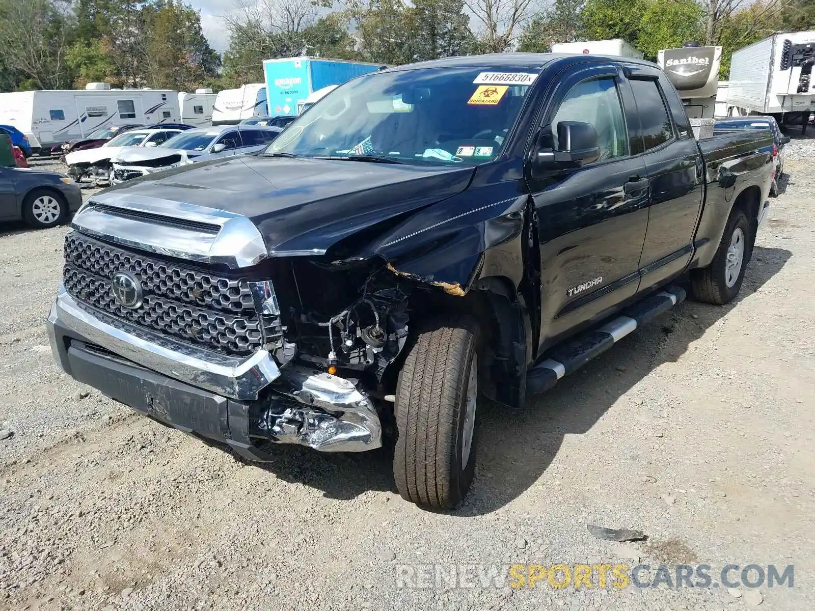 2 Photograph of a damaged car 5TFUM5F10KX080428 TOYOTA TUNDRA 2019