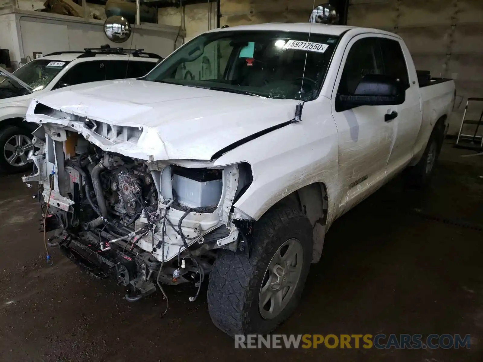 2 Photograph of a damaged car 5TFUM5F11KX082379 TOYOTA TUNDRA 2019