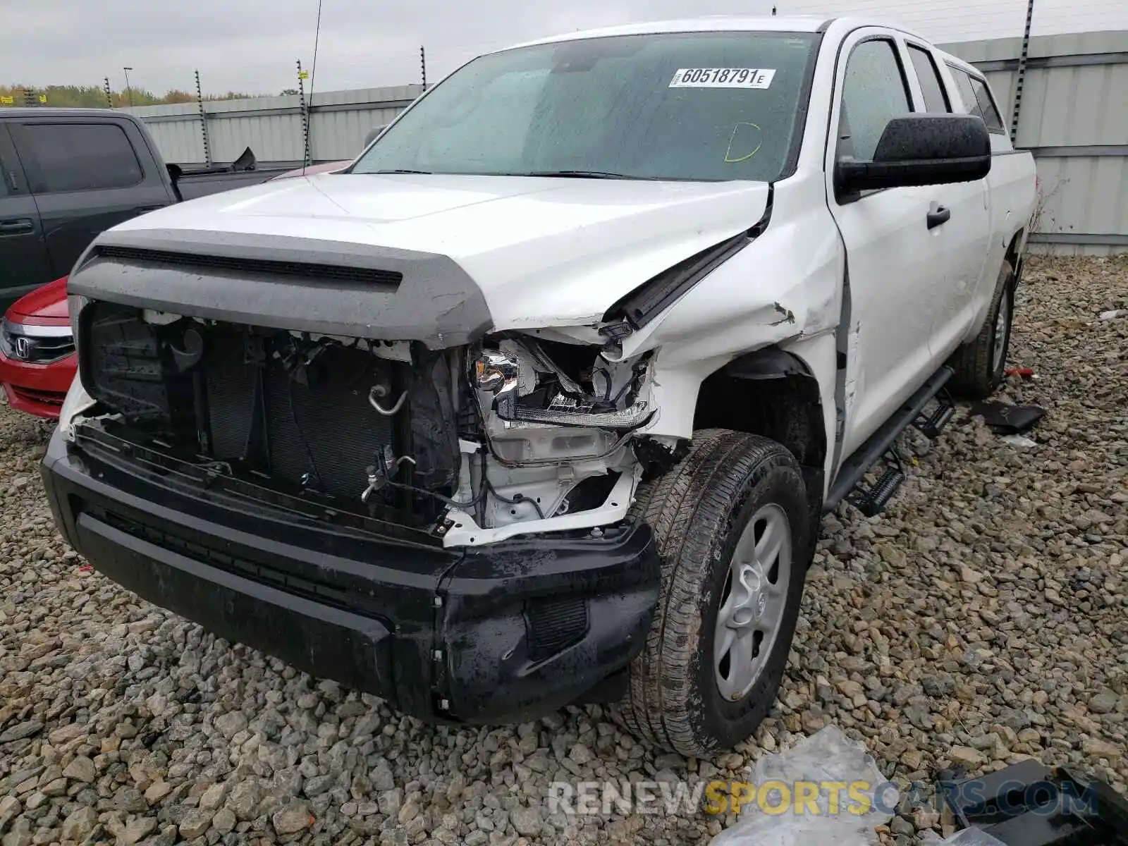 2 Photograph of a damaged car 5TFUM5F15KX081302 TOYOTA TUNDRA 2019