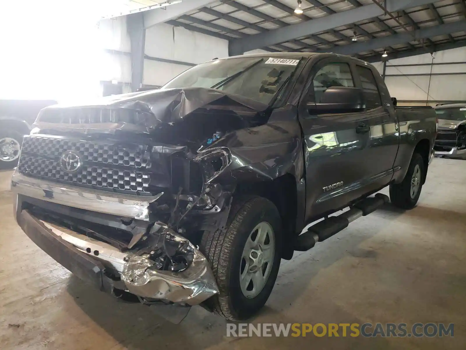 2 Photograph of a damaged car 5TFUM5F16KX083124 TOYOTA TUNDRA 2019