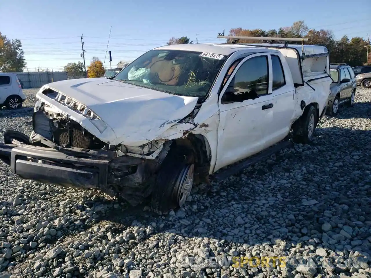 2 Photograph of a damaged car 5TFUM5F16KX084029 TOYOTA TUNDRA 2019