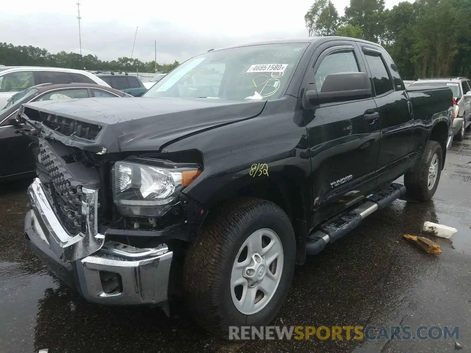 2 Photograph of a damaged car 5TFUM5F17KX079731 TOYOTA TUNDRA 2019