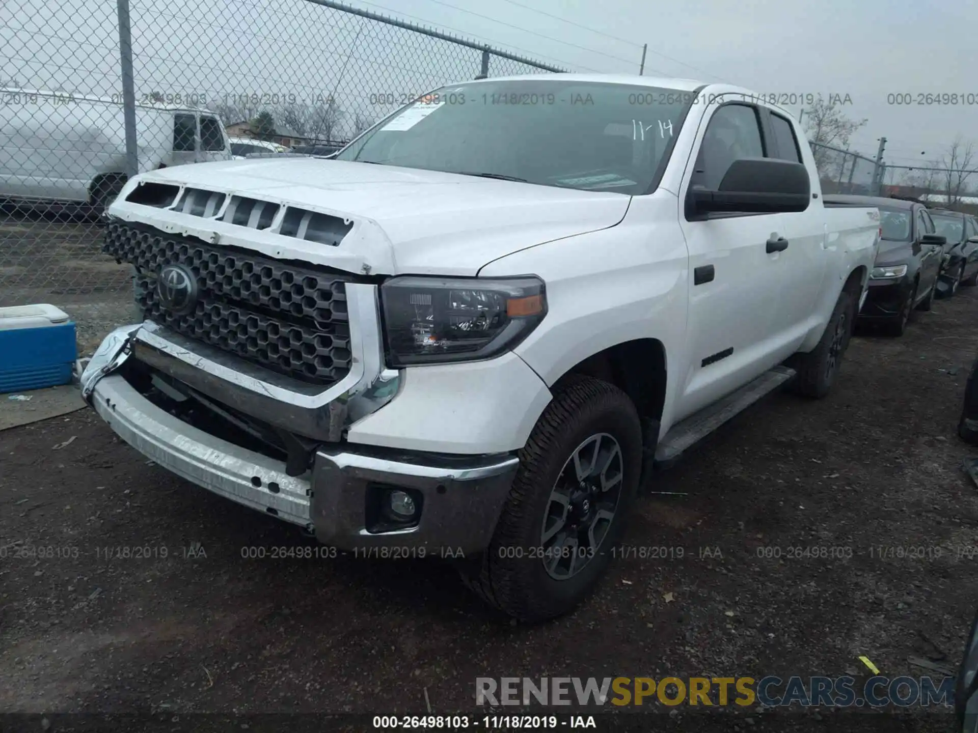 2 Photograph of a damaged car 5TFUW5F14KX806513 TOYOTA TUNDRA 2019