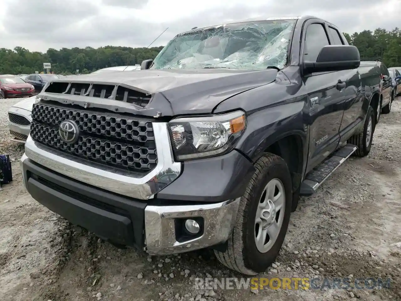 2 Photograph of a damaged car 5TFUW5F14KX826938 TOYOTA TUNDRA 2019