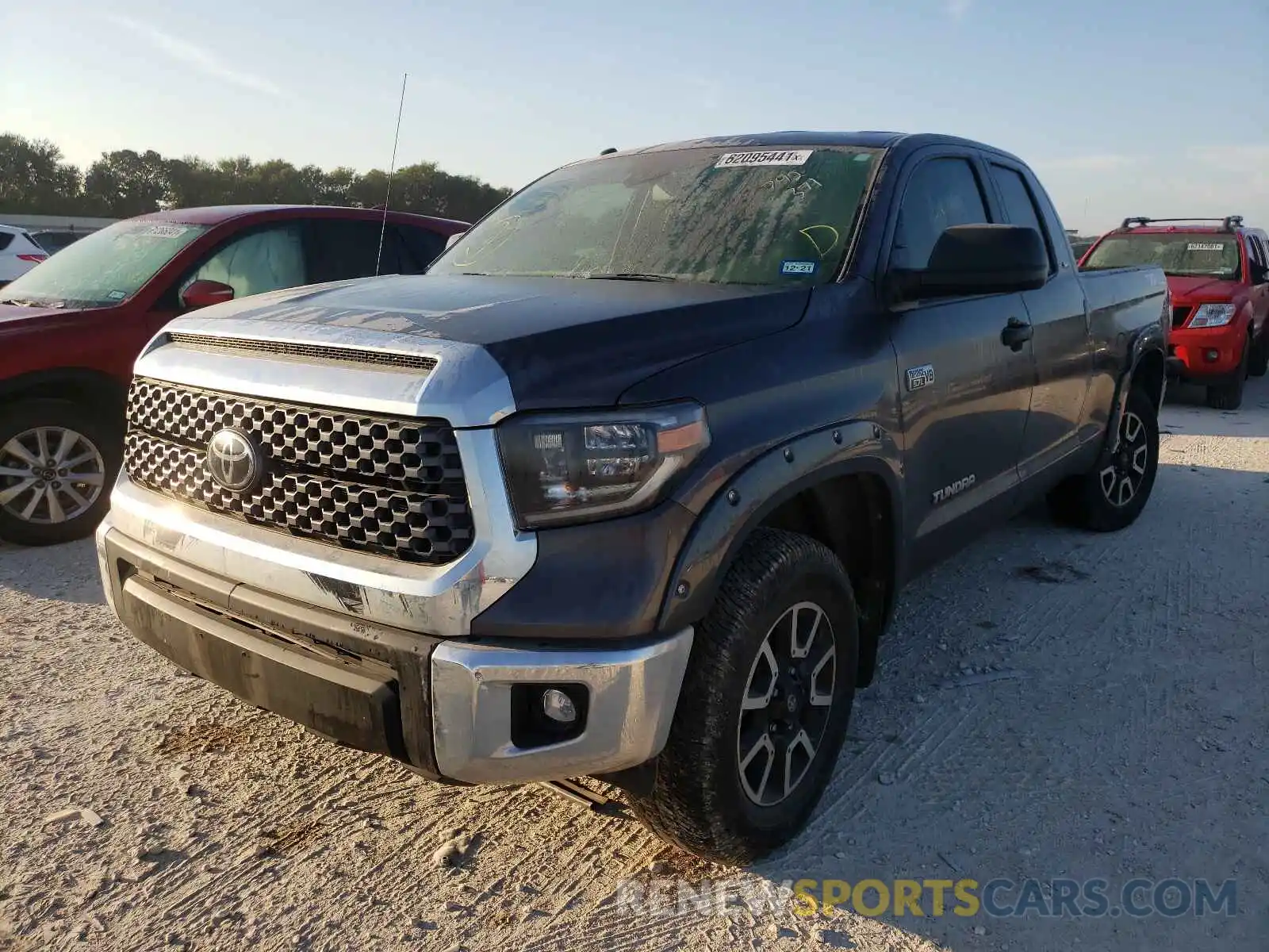 2 Photograph of a damaged car 5TFUY5F11KX792371 TOYOTA TUNDRA 2019