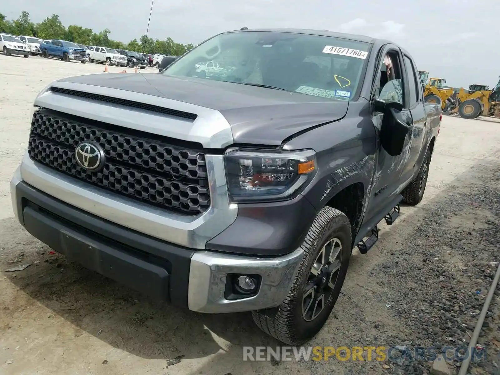 2 Photograph of a damaged car 5TFUY5F11KX794993 TOYOTA TUNDRA 2019