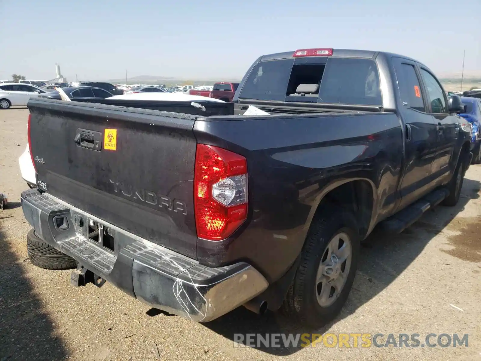 4 Photograph of a damaged car 5TFUY5F11KX810240 TOYOTA TUNDRA 2019