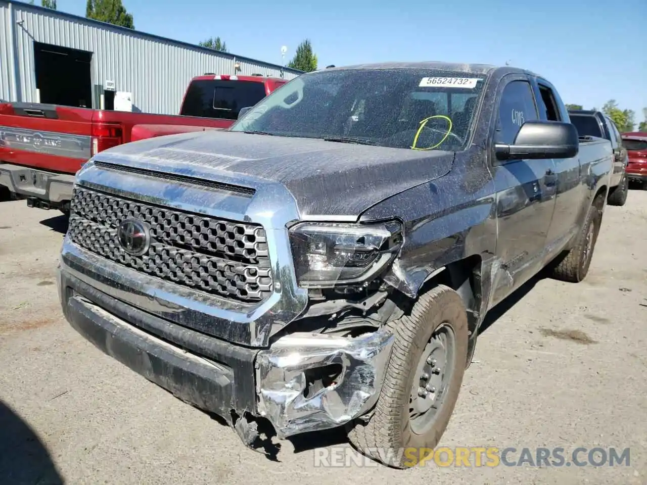 2 Photograph of a damaged car 5TFUY5F15KX803677 TOYOTA TUNDRA 2019