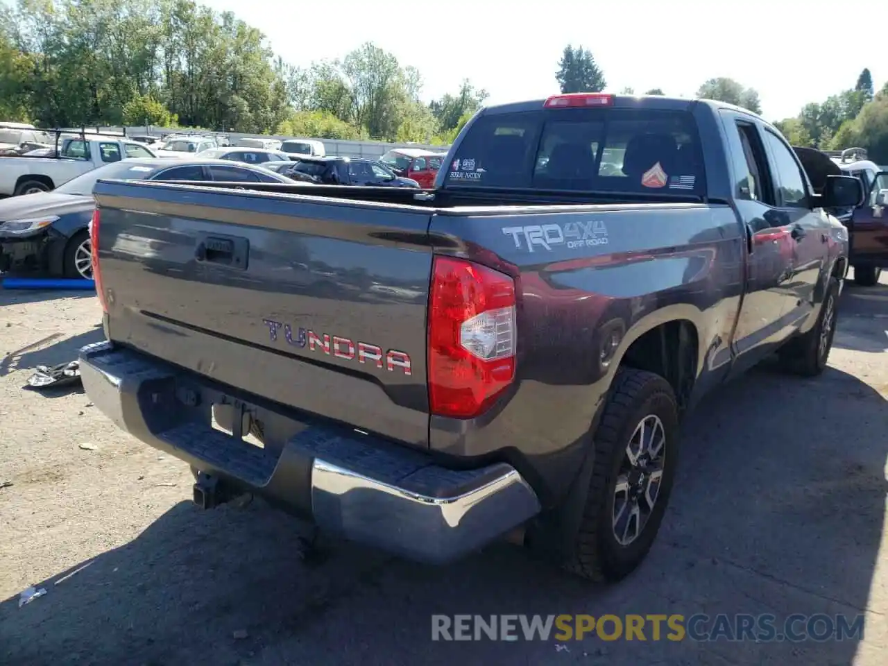 4 Photograph of a damaged car 5TFUY5F15KX803677 TOYOTA TUNDRA 2019