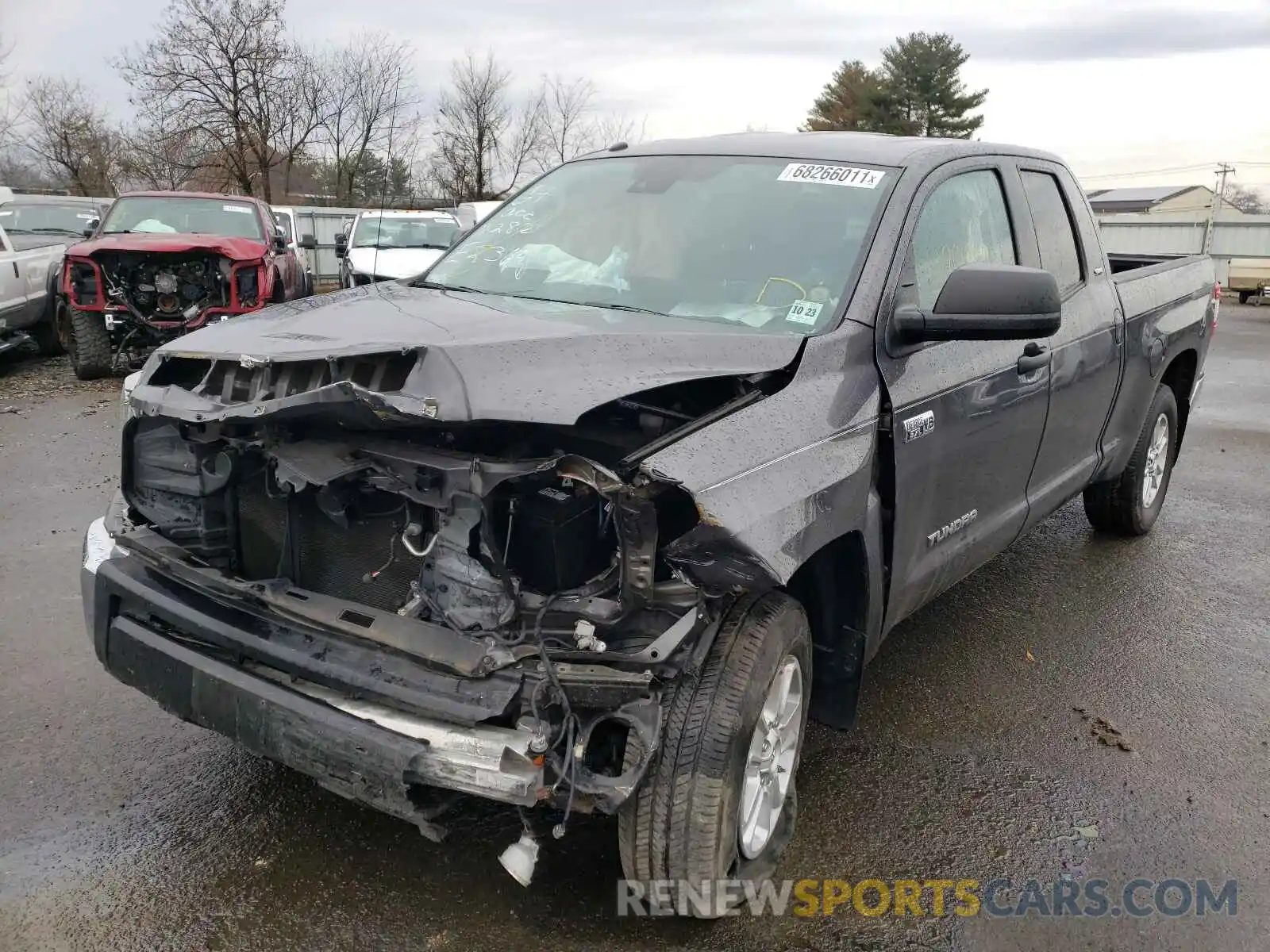 2 Photograph of a damaged car 5TFUY5F16KX781768 TOYOTA TUNDRA 2019