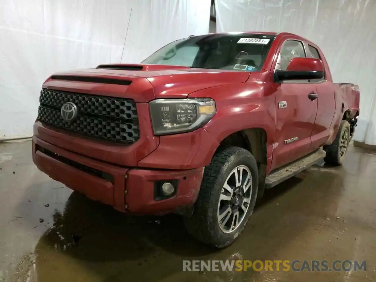 2 Photograph of a damaged car 5TFUY5F16KX838289 TOYOTA TUNDRA 2019