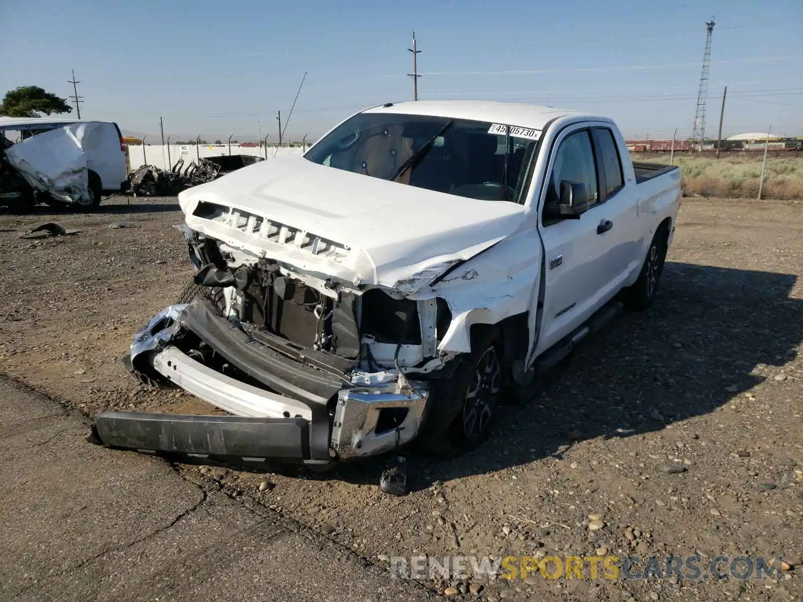 2 Photograph of a damaged car 5TFUY5F17KX794173 TOYOTA TUNDRA 2019