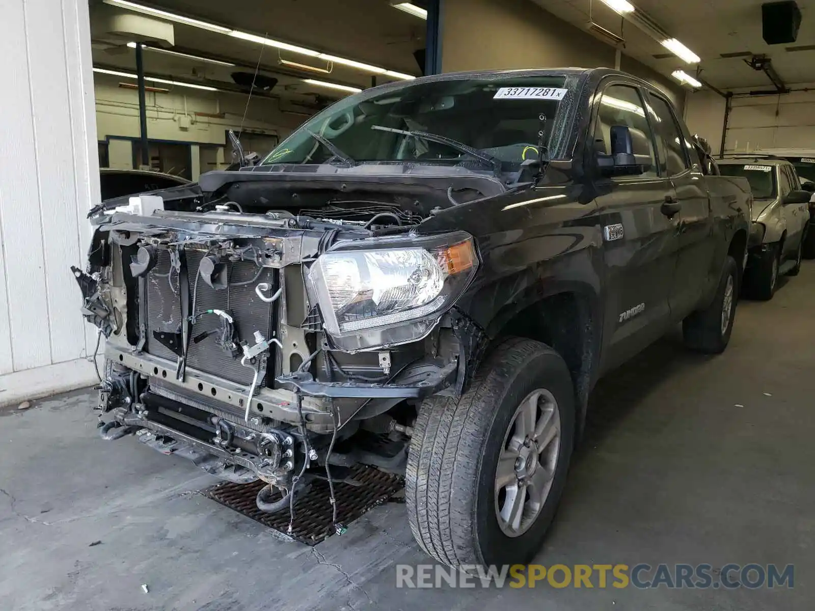 2 Photograph of a damaged car 5TFUY5F17KX827107 TOYOTA TUNDRA 2019