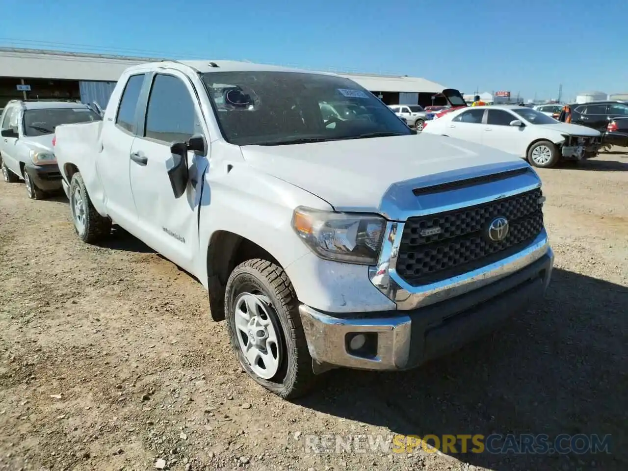 1 Photograph of a damaged car 5TFUY5F17KX830069 TOYOTA TUNDRA 2019