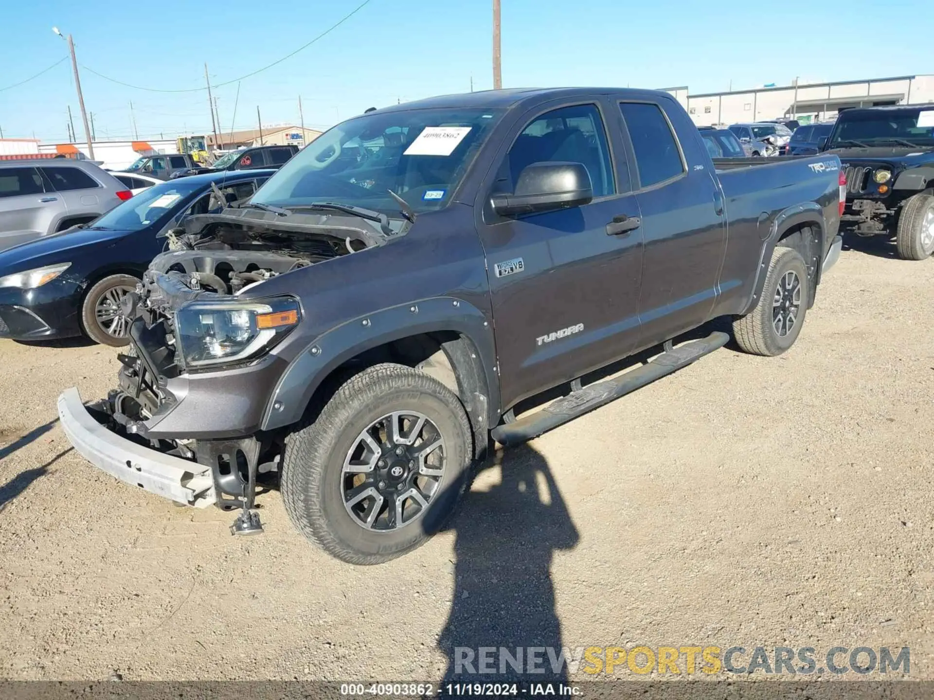 2 Photograph of a damaged car 5TFUY5F18KX789791 TOYOTA TUNDRA 2019