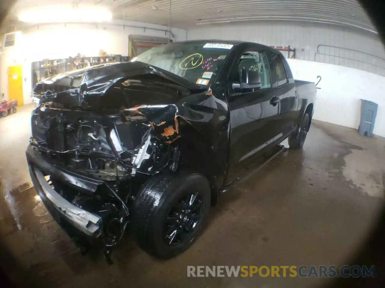 2 Photograph of a damaged car 5TFUY5F18KX816729 TOYOTA TUNDRA 2019