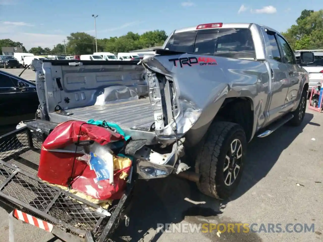 4 Photograph of a damaged car 5TFUY5F19KX817260 TOYOTA TUNDRA 2019