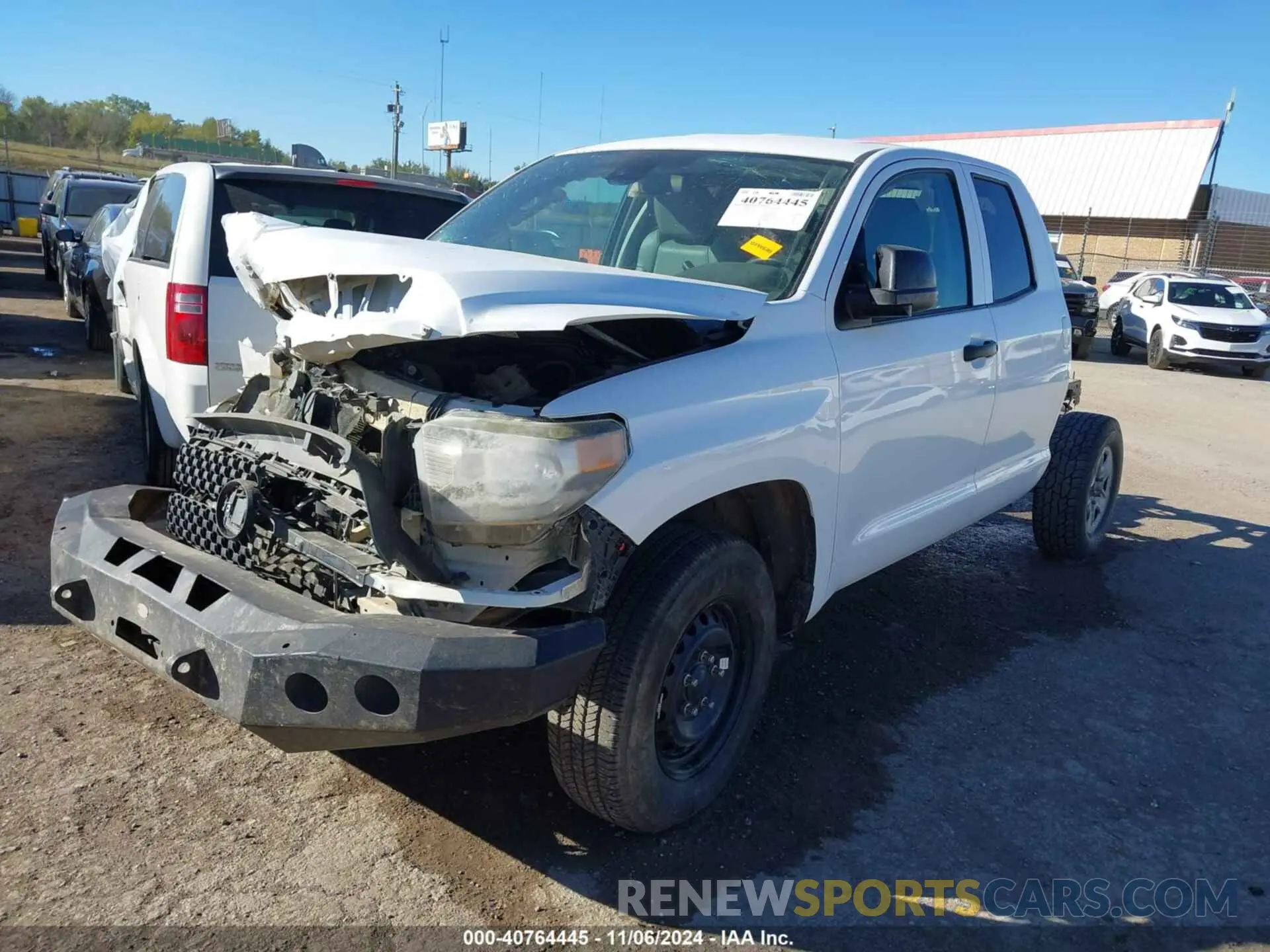 2 Photograph of a damaged car 5TFUY5F1XKX837212 TOYOTA TUNDRA 2019