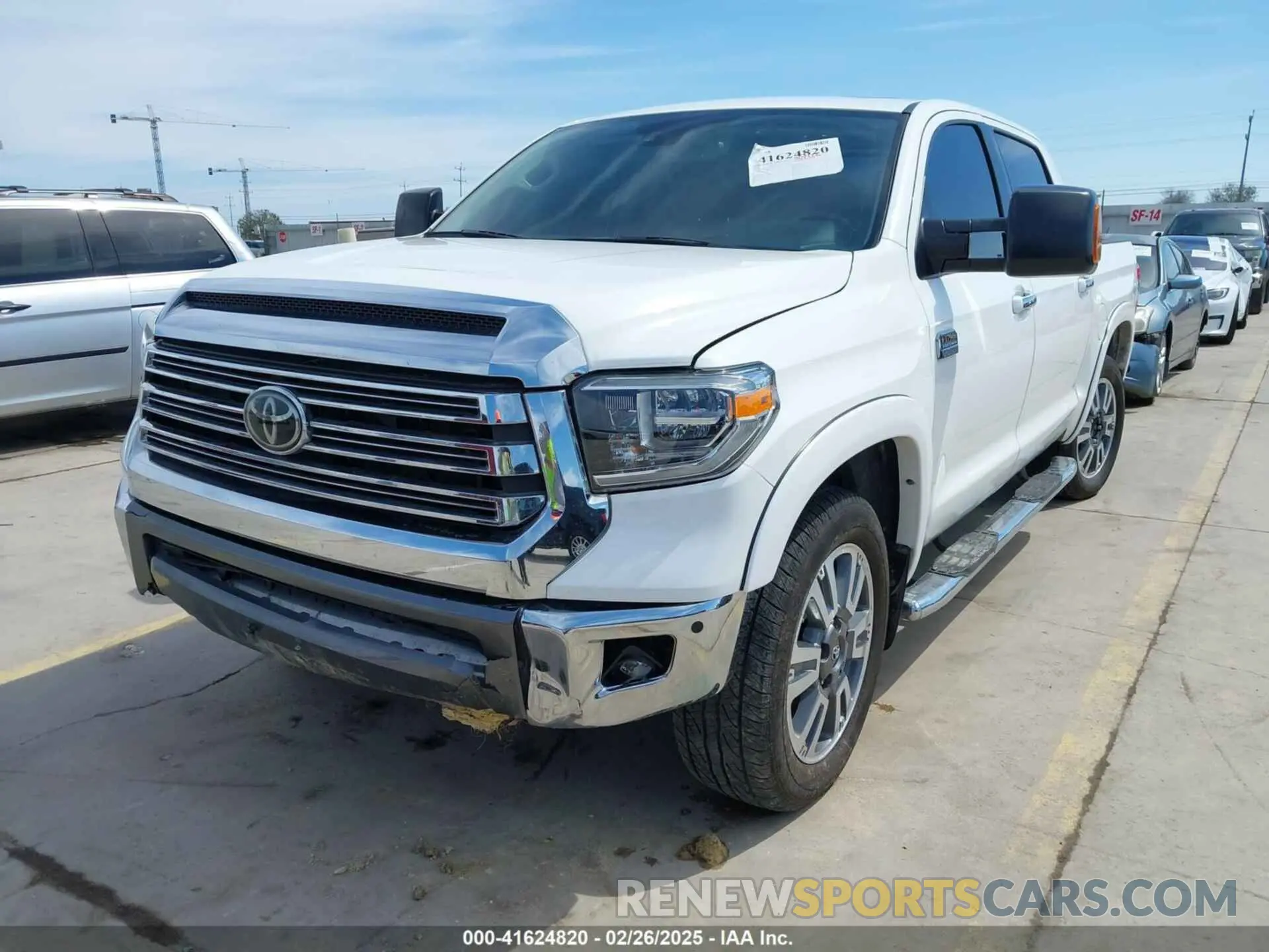 2 Photograph of a damaged car 5TFAY5F12LX889695 TOYOTA TUNDRA 2020