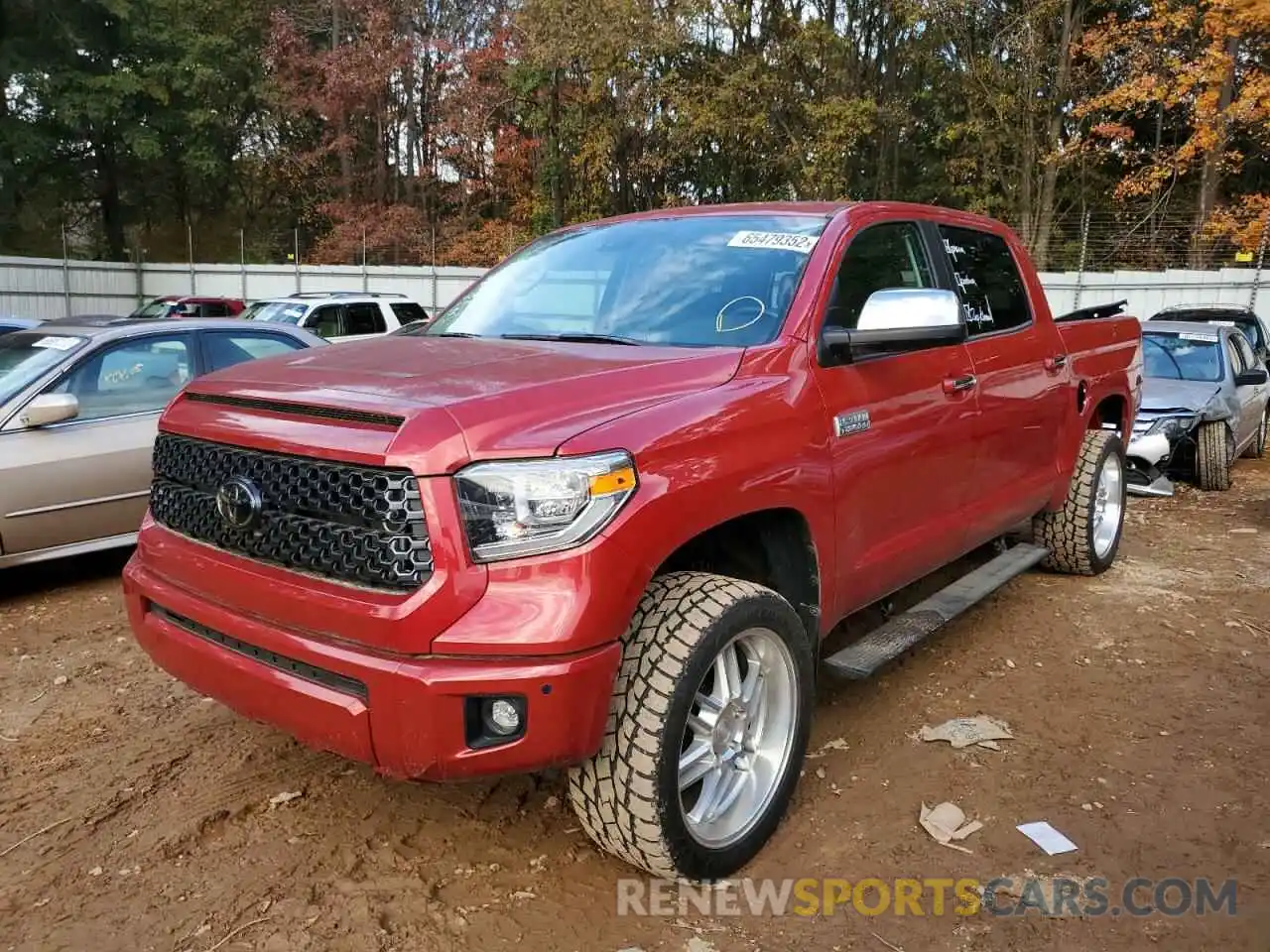 2 Photograph of a damaged car 5TFAY5F12LX928088 TOYOTA TUNDRA 2020