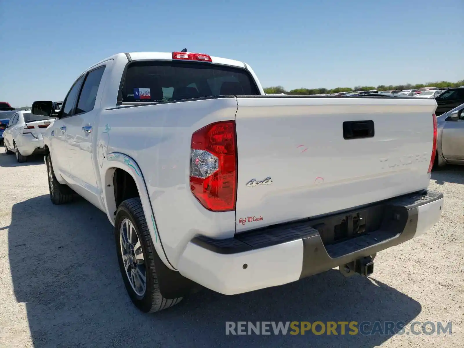 3 Photograph of a damaged car 5TFAY5F12LX947630 TOYOTA TUNDRA 2020